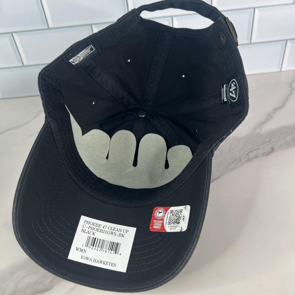 Iowa Hawkeyes‎ Hat Cap Strap Back Womens NCAA Football Script College - Picture 7 of 14